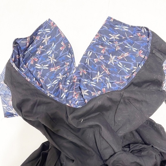 eShakti Custom Woman Dragon Fly Pattern Dress Size L - Picture 10 of 14